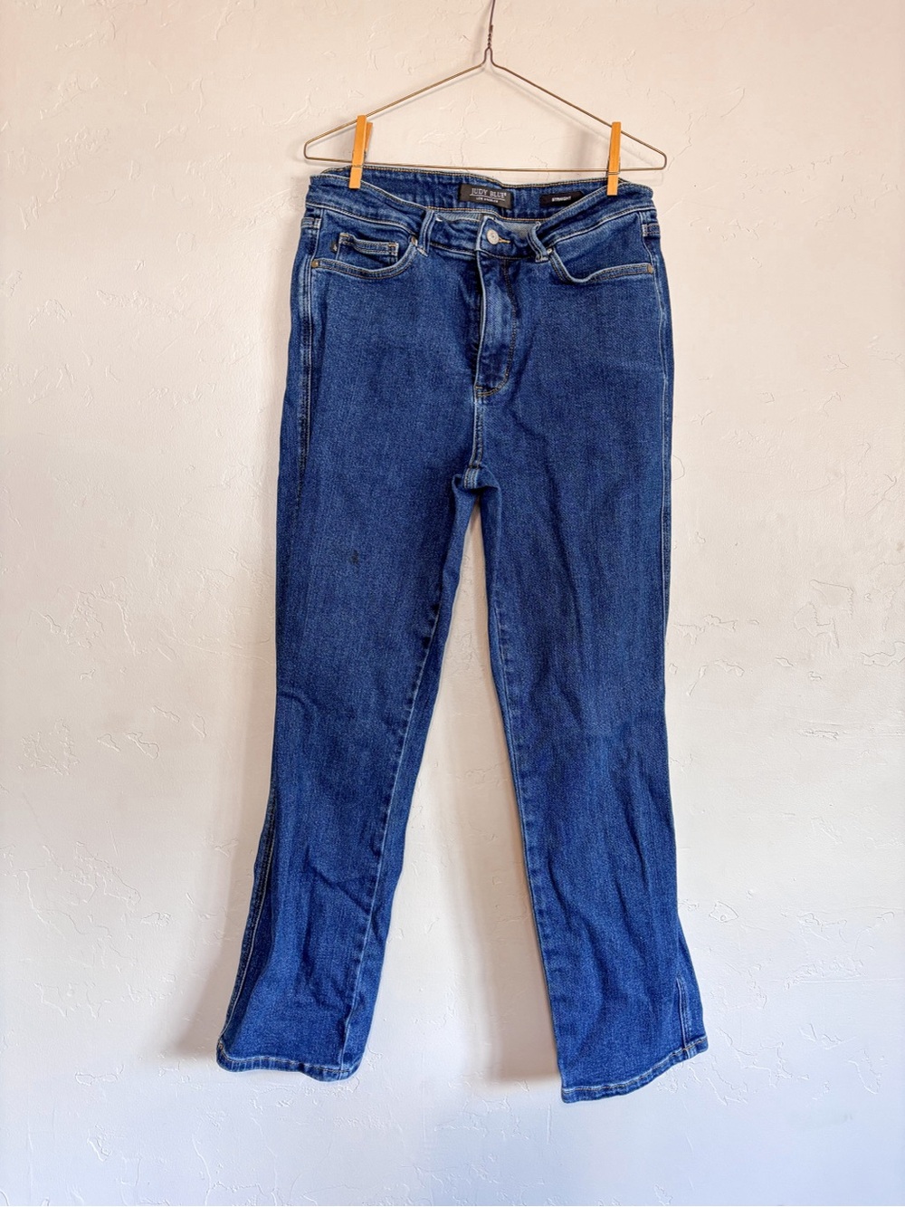 Judy Blue Straight Jeans Womens 33 Dark Wash